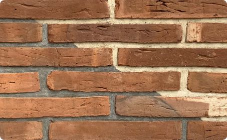 Linear Red Waterstruck Face Brick