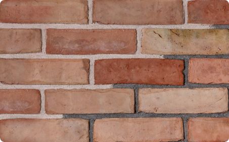waterstruck pink brick wall